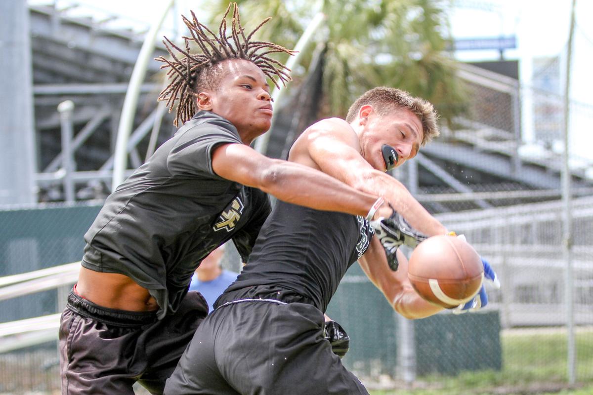 High School Football Players Take A Creative Approach To Spring