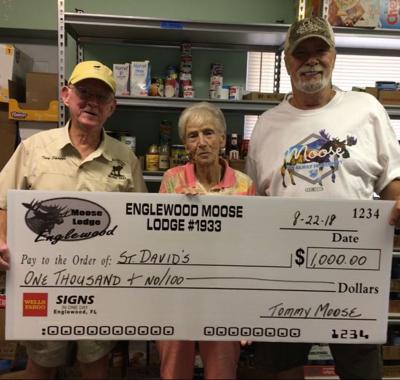 Englewood Moose donates to St David #39 s Jubilee Center yoursun com
