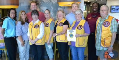 Lions helping others, Arcadia McDonald's thanks them