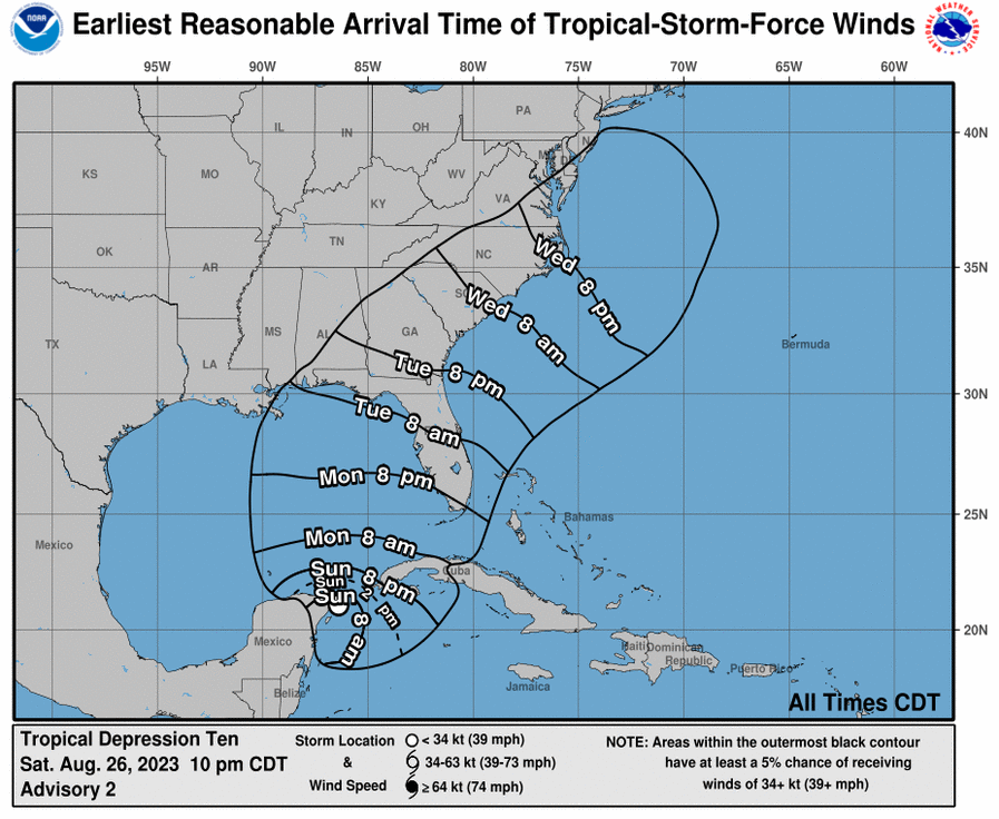 National Hurricane Center: Storm Heading Toward Southwest Florida ...