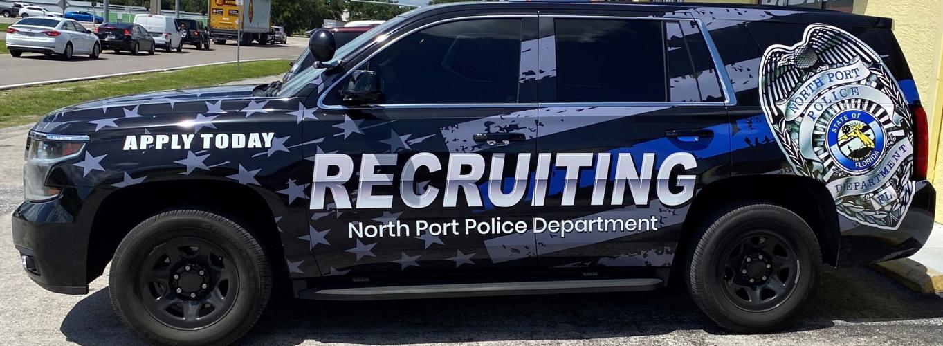 Help wanted Old SUV new police recruiting poster News