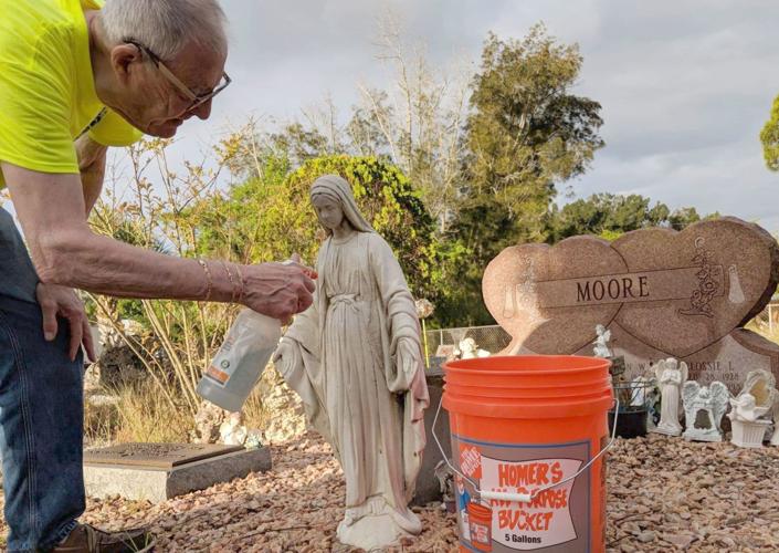Sprucing up Lemon Bay Cemetery News