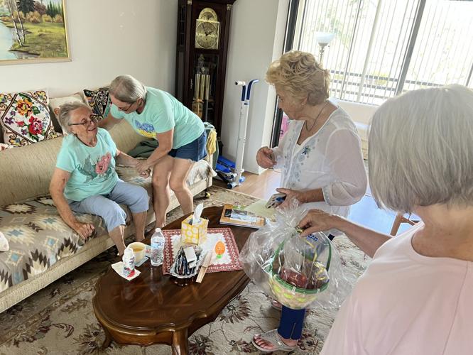 Local Ukrainians gift elderly with Easter baskets