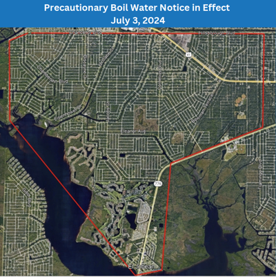 UPDATE: Water boil notice in Port Charlotte; water fountains off limits