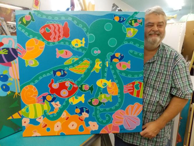 Albritton Gallery Artists, Garry and Margaret, create, produce, and