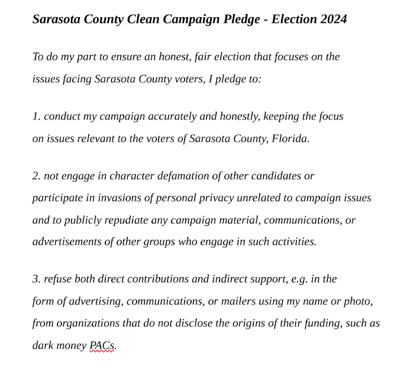 Few sign county clean campaign pledge | News | yoursun.com