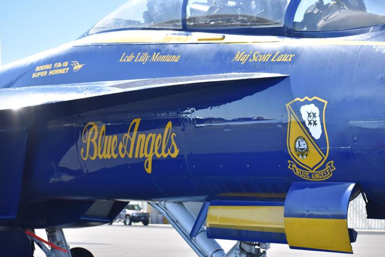 BLUE ANGELS Team members make a pit stop in Punta Gorda News