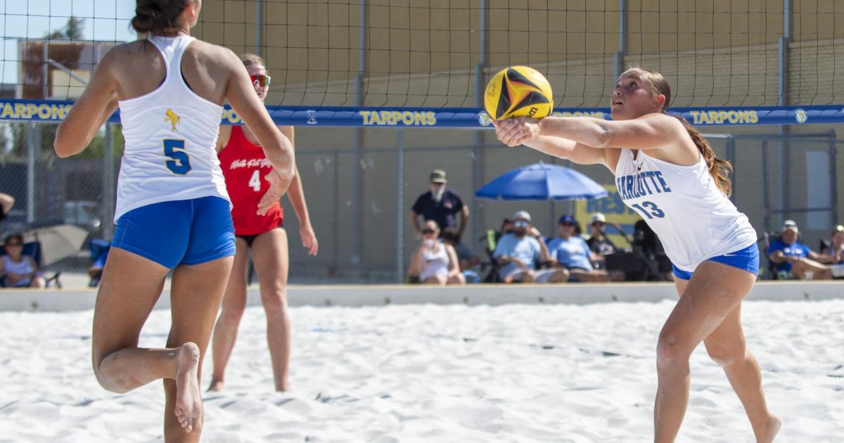 BEACH VOLLEYBALL: Sophomores save Charlotte in regional semifinals