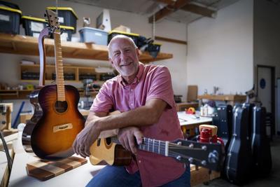 Shawn Weimar, an amateur musician and aspiring luthier