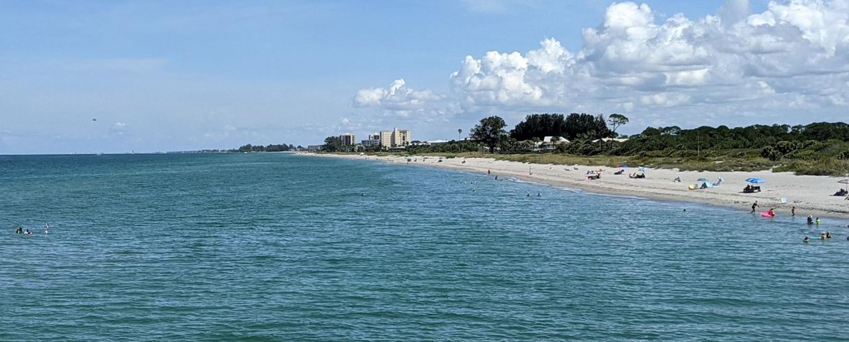 Red tide lingering off beaches near Venice, points north The