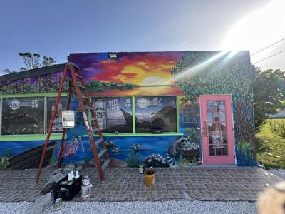 Local artist Ashley Johnson turns graphic design Into a mural movement