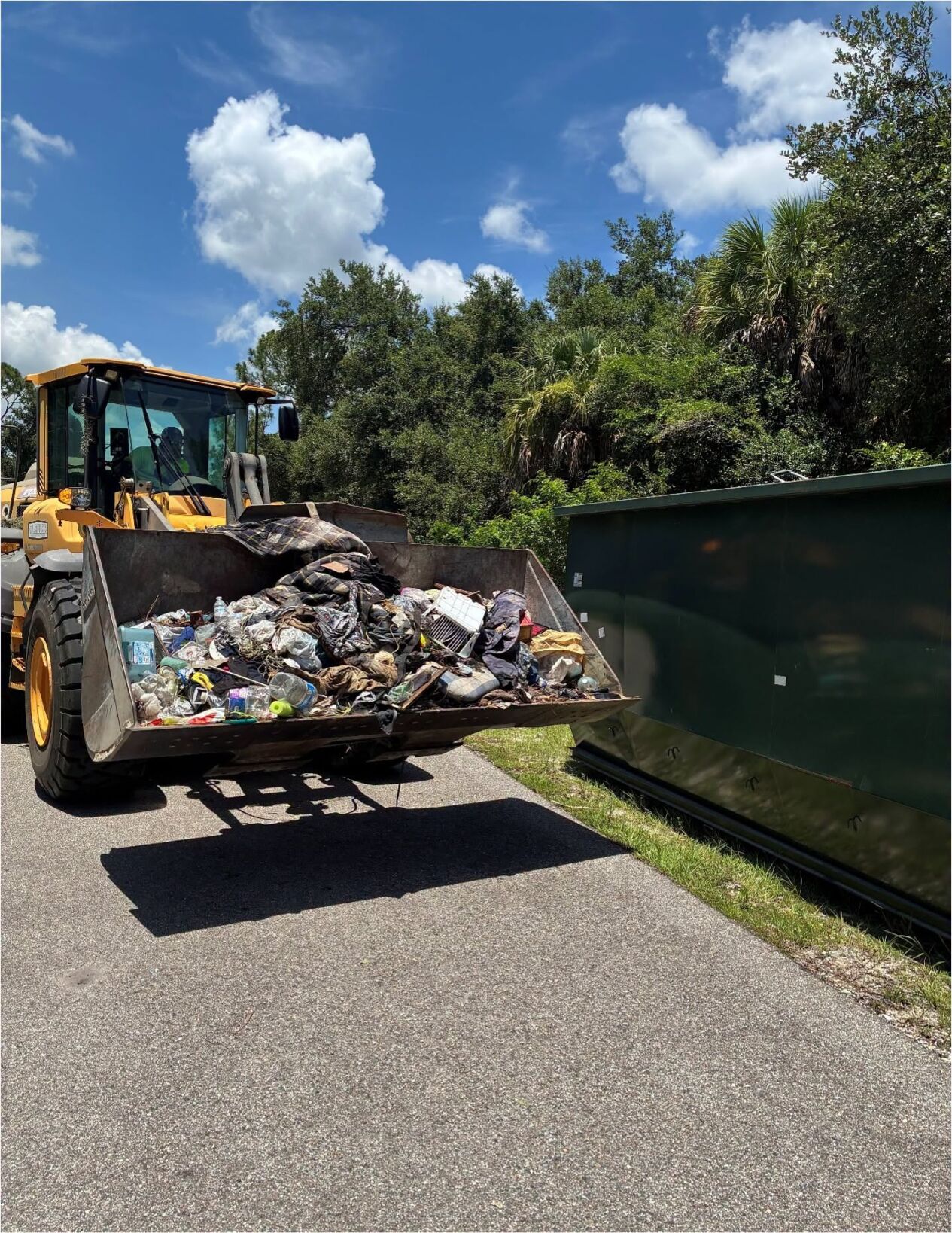 CCSO, public works, volunteers clean homeless camp | Port