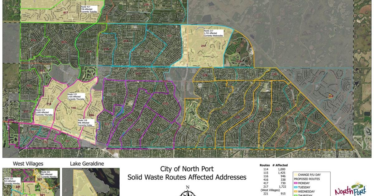 Garbage route changes to impact more than 10K addresses | News ...