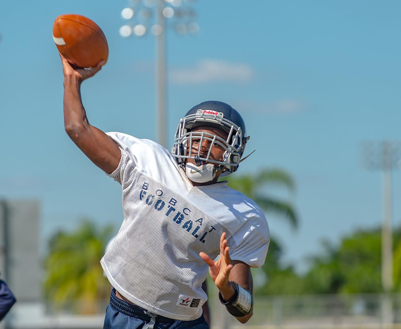 North Port S New Qb Riley Forcing Patience For Defenses Area Preps Yoursun Com