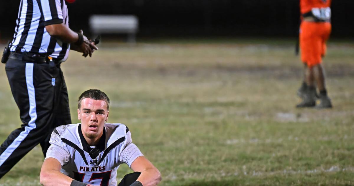 Jonathan Rees Football PREP FOOTBALL: Pirates give their all but fall to Jones | Sun Preps ...