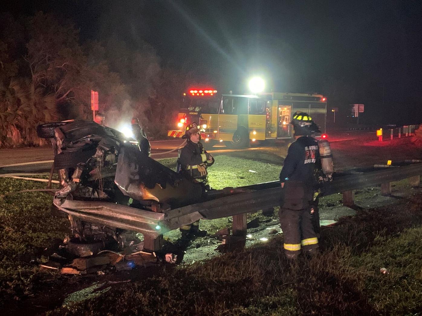 Christmas Fl Accidents Nov 1 2022 Car Wrapped Around Guardrail In Osprey Fatal Crash | News | Yoursun.com