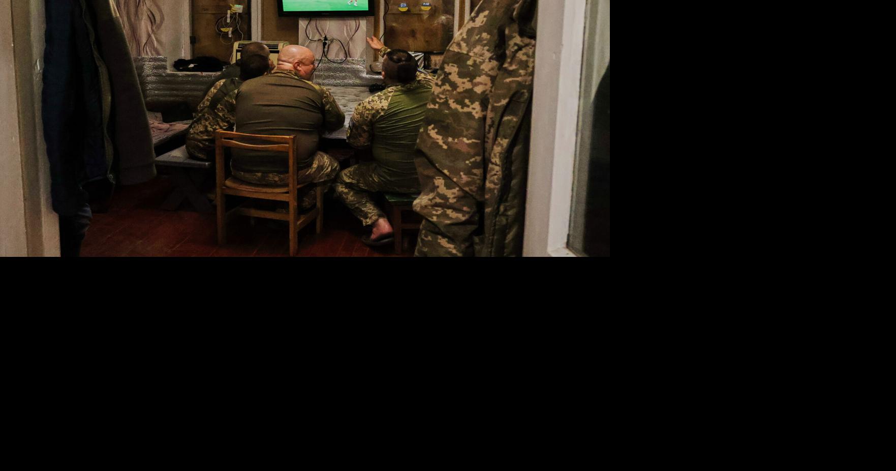 Ukraine War France Spain WCup Soccer Reaction