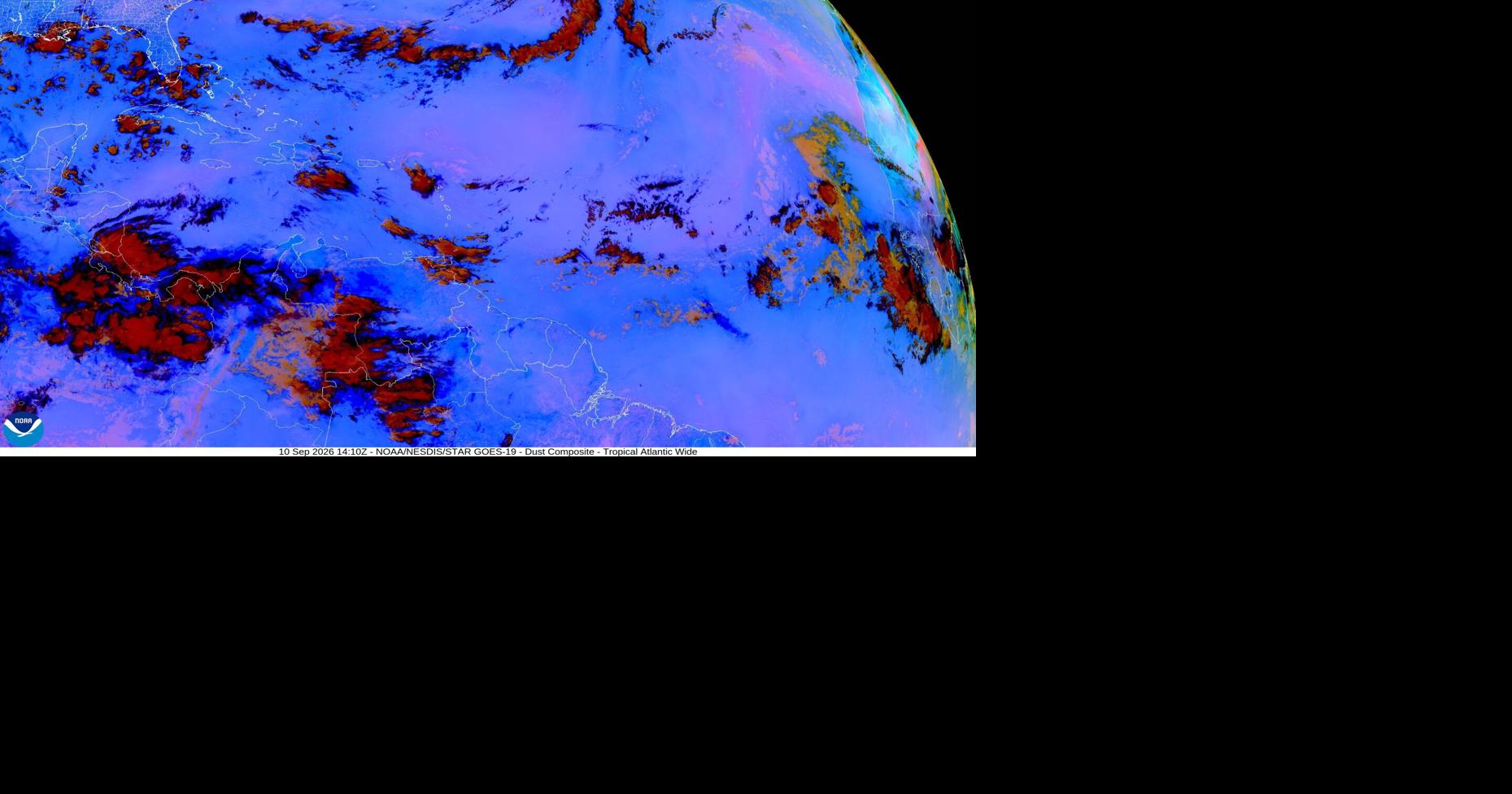 Saharan dust heads toward Florida