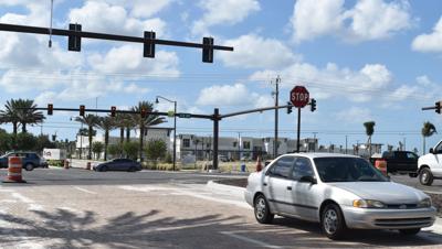 Stop light at West Villages Parkway