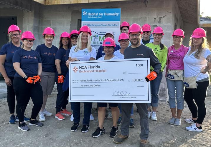 Englewood Hospital donates to Habitat, staff helps out Women Build