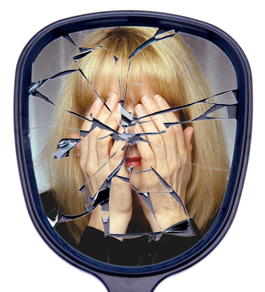 Why does the superstition that broken mirrors cause bad luck still