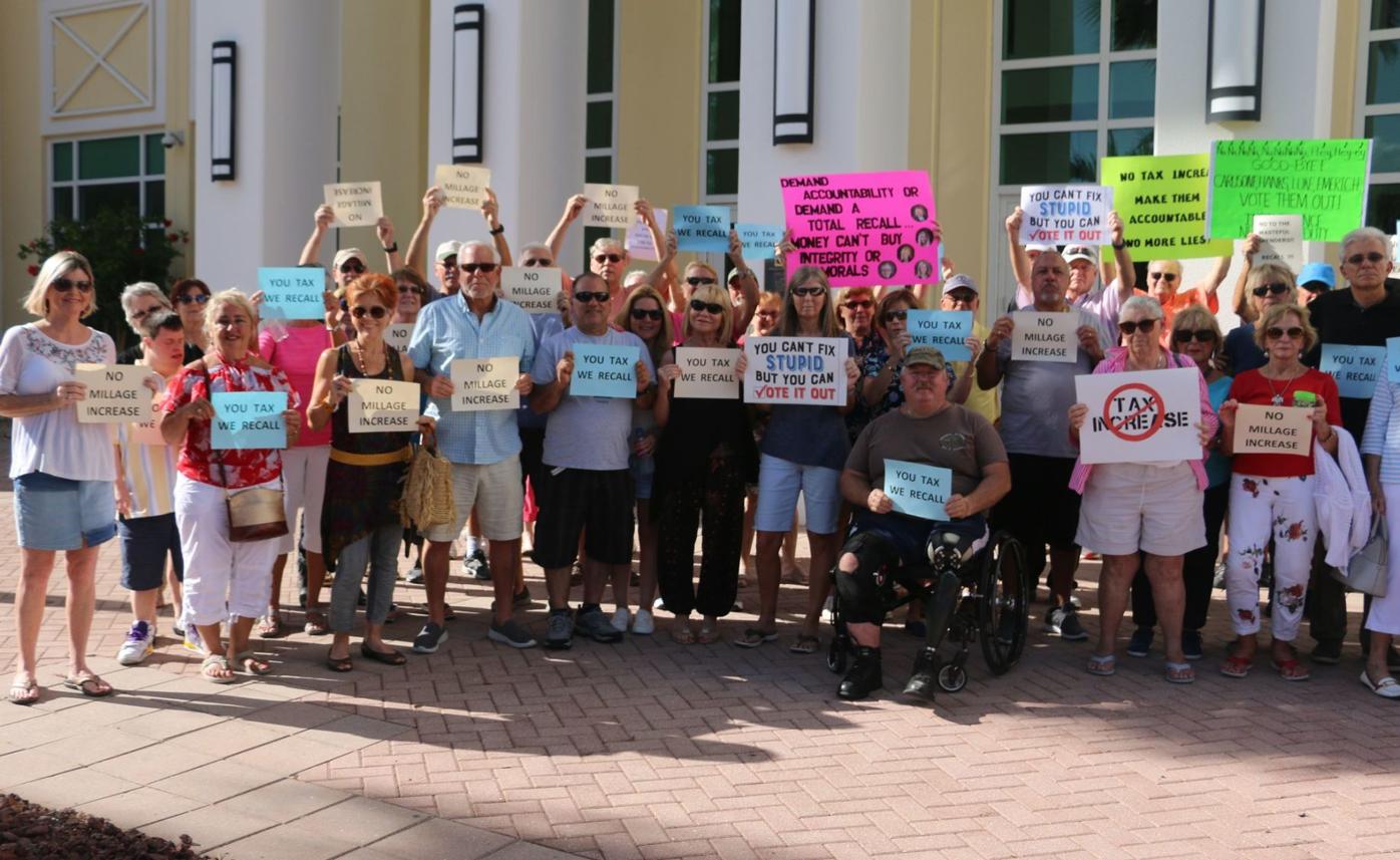 Tax Protest At City Hall North Port Sun Yoursun Com
