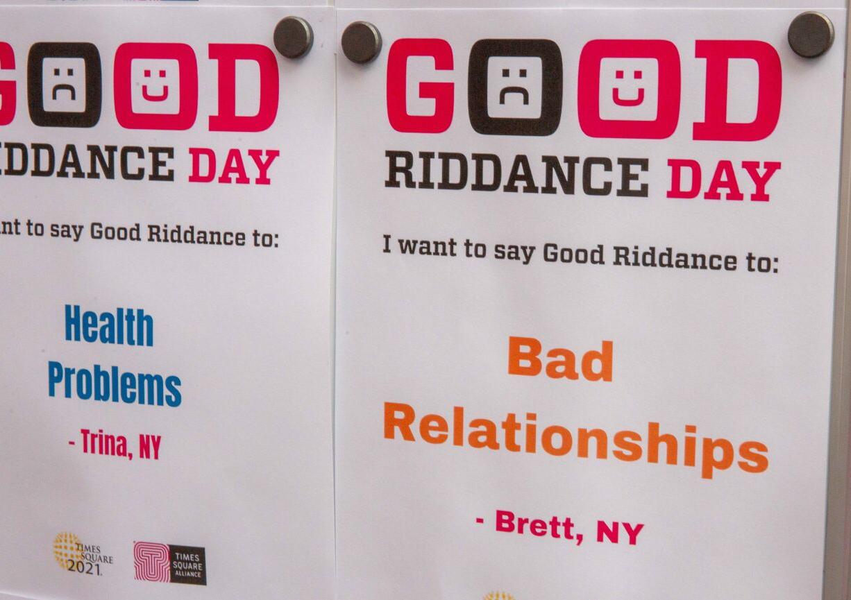 Good Riddance Day board