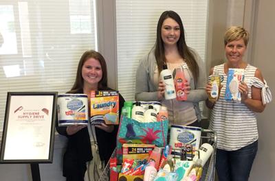 Bank collects donations for Back Pack Angels