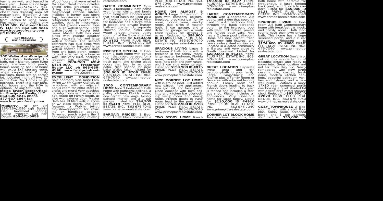 POLK COUNTY PUBLIC RECORD News Archives