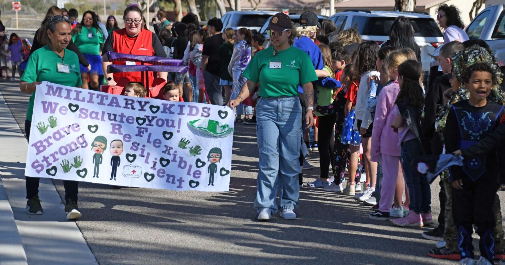 YPG holds parade to celebrate 'Month of the Military Child' - Vimarsana News