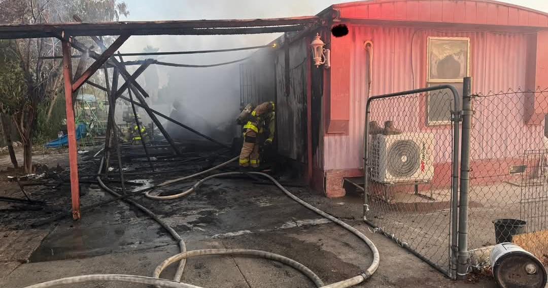 Fire damages mobile home, pet Injured | News