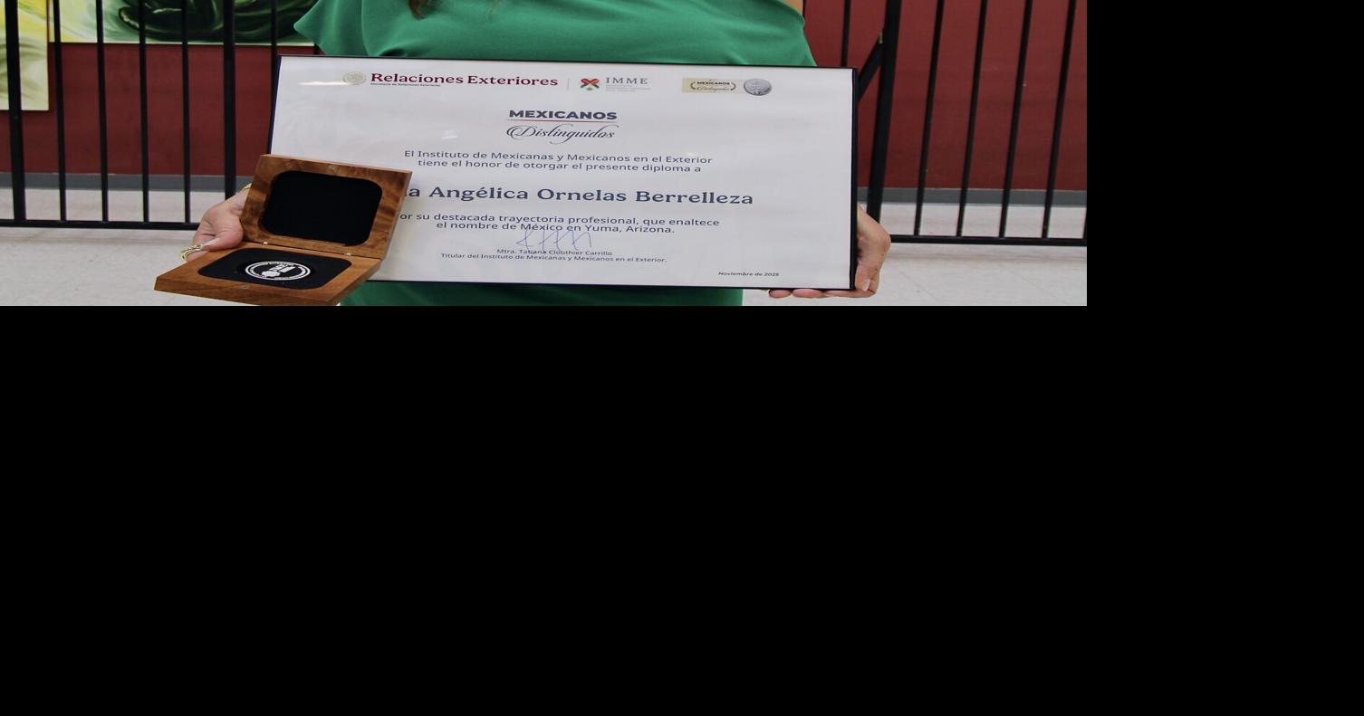 Empresaria local y Comité de Bien Estar son reconocidos por sus contribuciones a los mexicanos