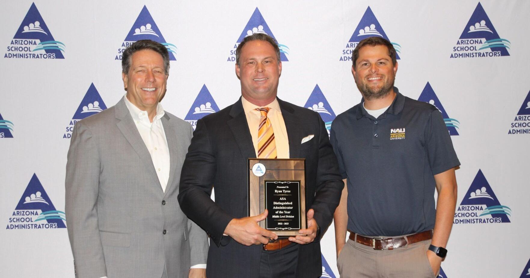 Crane Middle School Principal Ryan Tyree earns ASA Distinguished Administrator Award - Vimarsana News