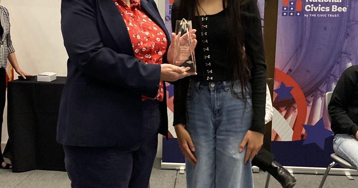 Crane Middle School students secure top five spots in civics competition - Vimarsana News