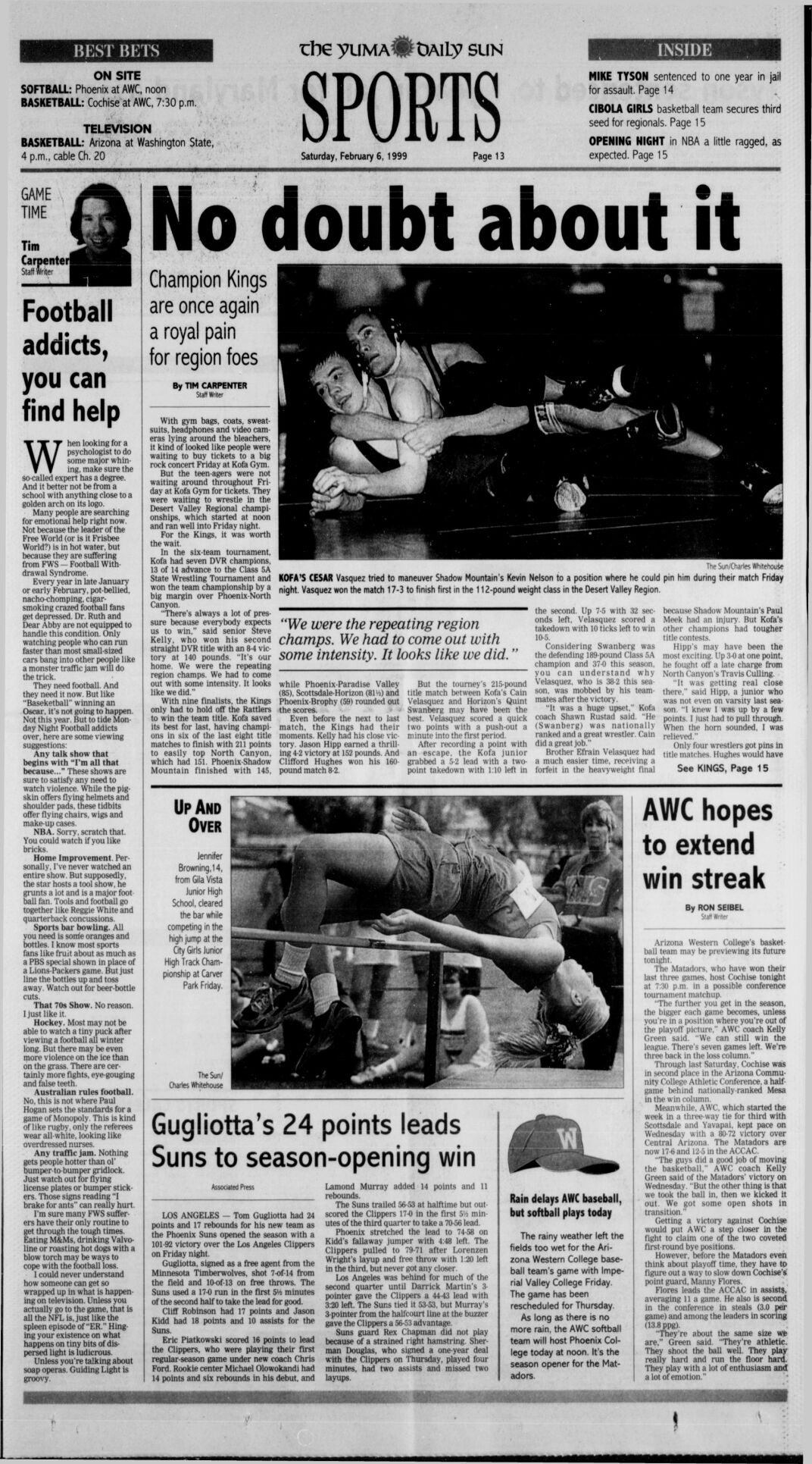 The Adak Daily Sun, Vol. II, no. 271, April 19, 1951 | Korean War, image size:1072x1931