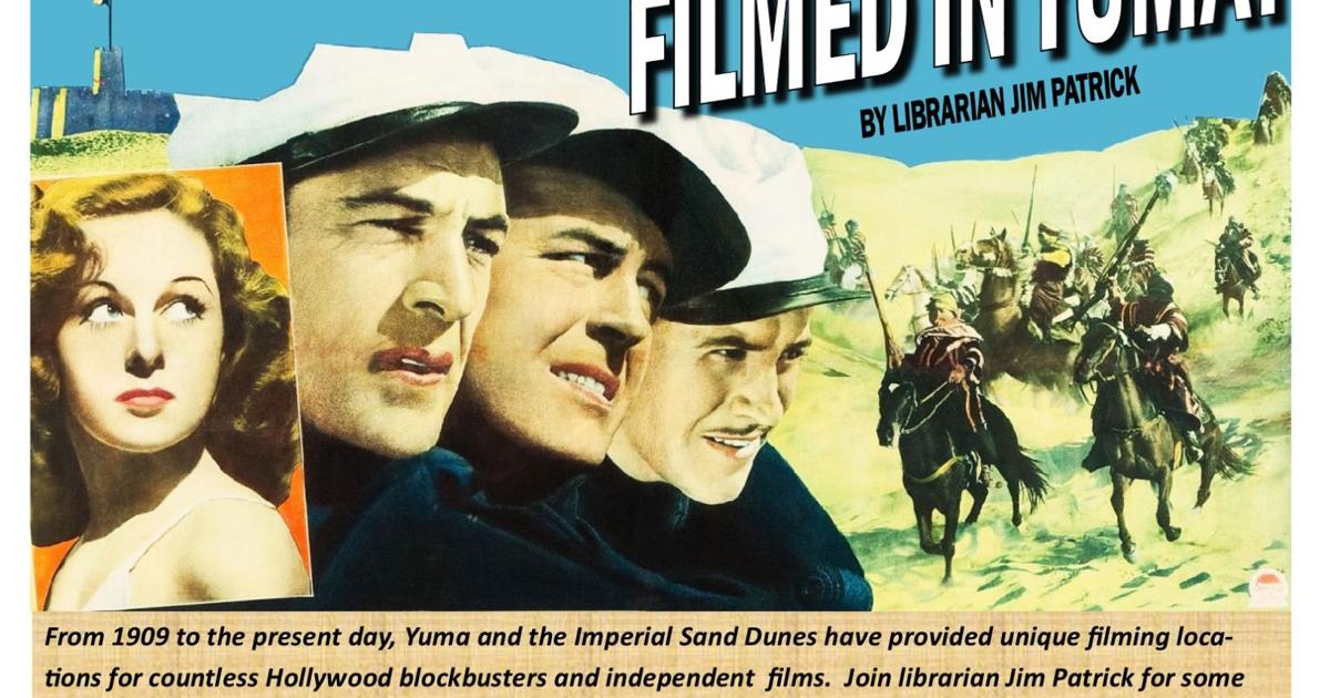 Filmed in Yuma Calendar