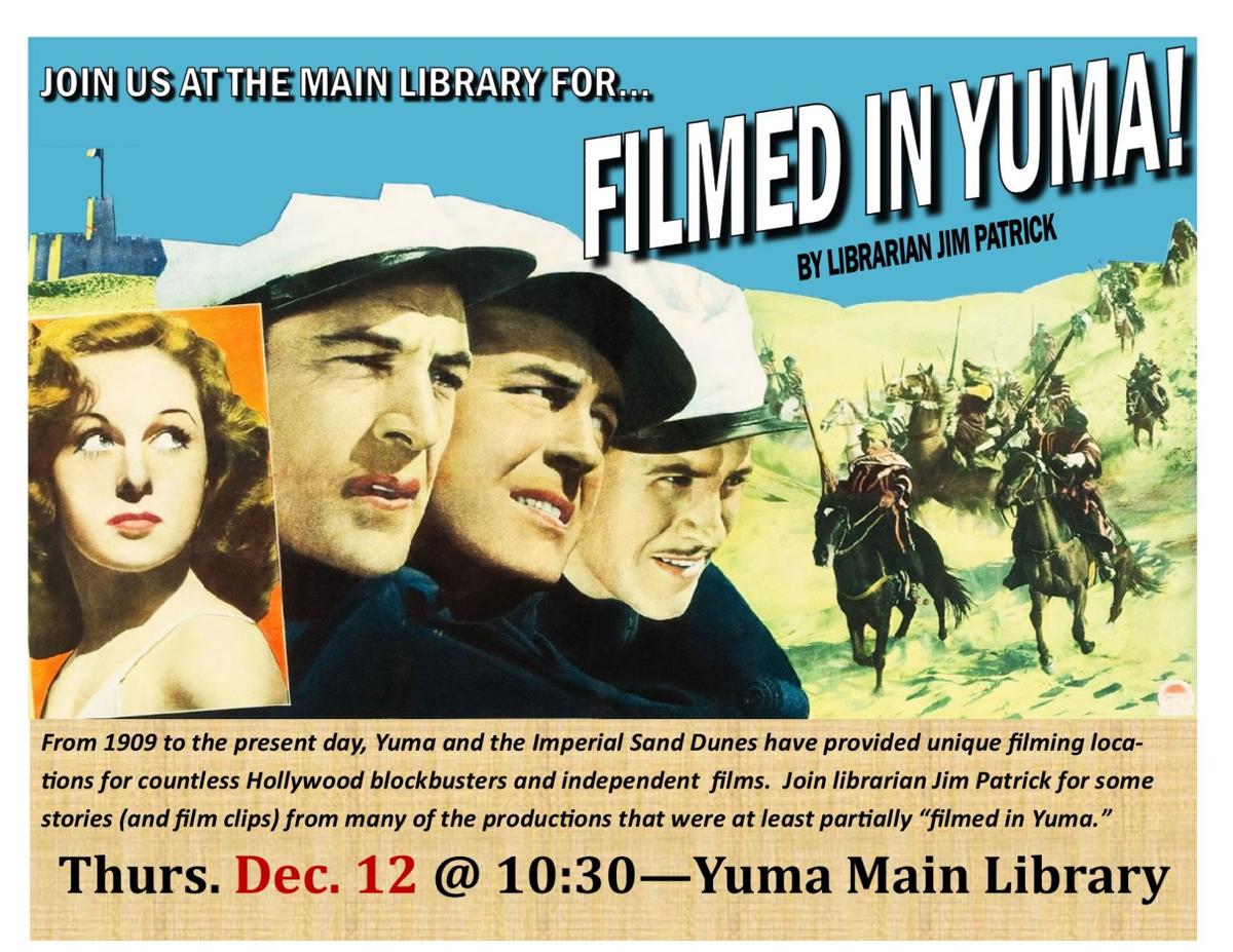 Filmed in Yuma Calendar
