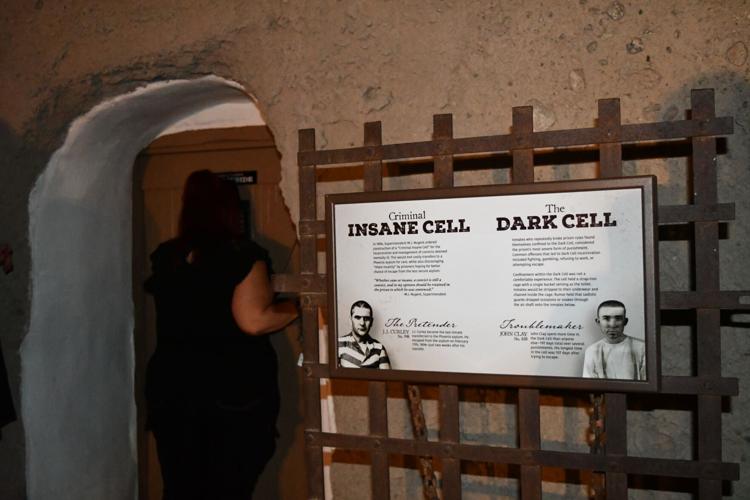 After dark at a haunted prison