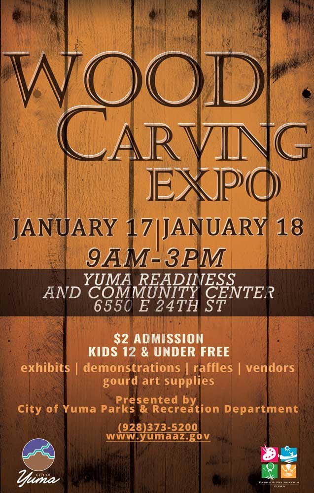 2020 Wood Carving Expo Calendar yumasun.com
