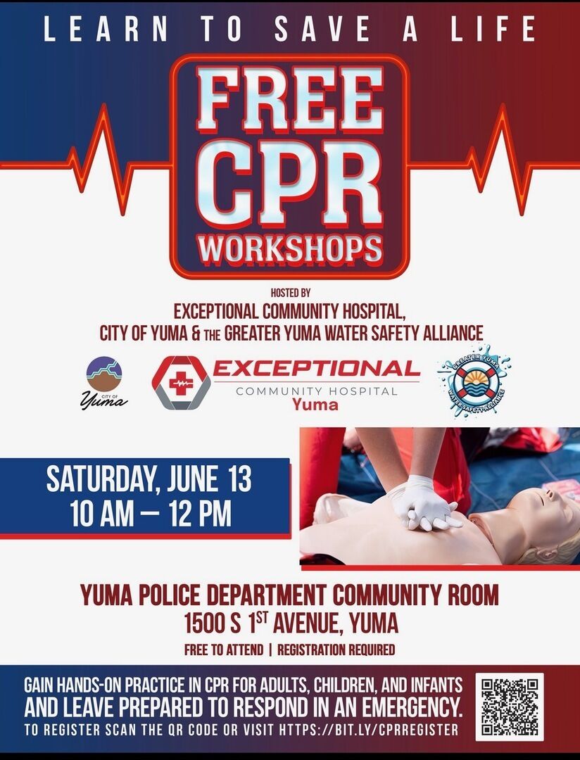 Free CPR Workshops | Calendar | yumasun.com
