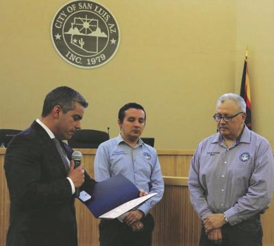 San Luis honored