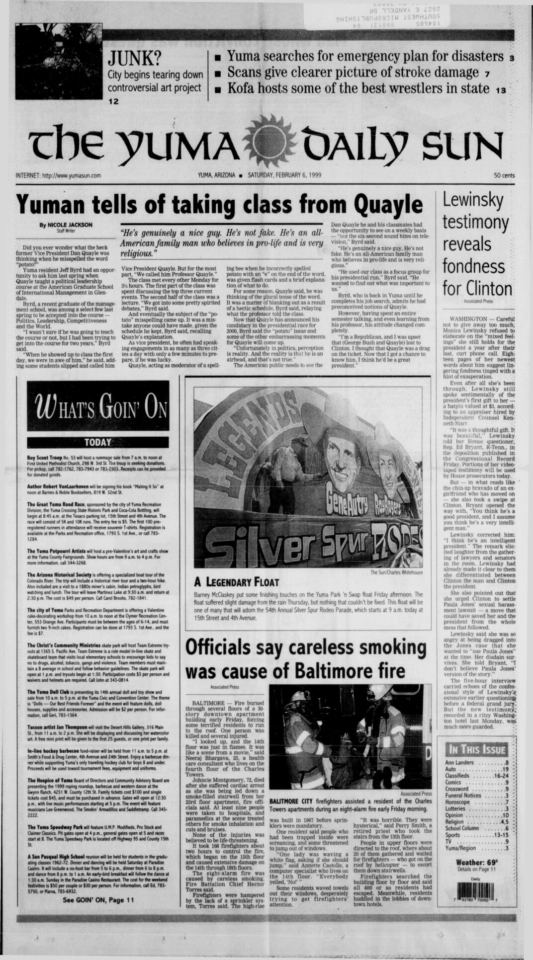Pages from the Past | Features | yumasun.com