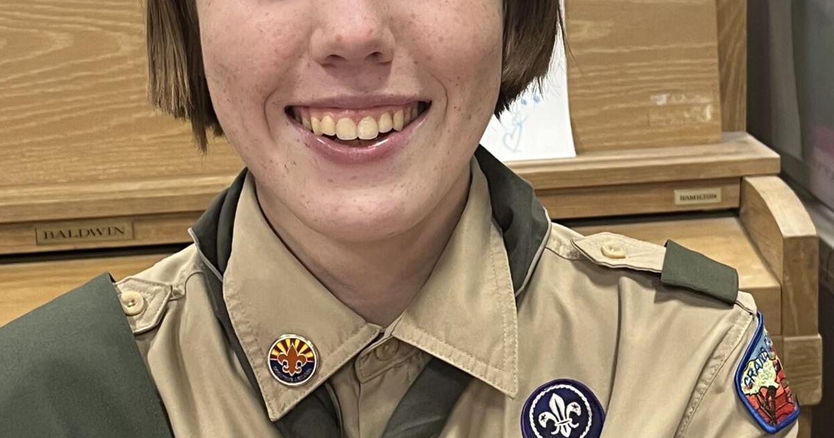 Erin Little earns highest award in Girl Scouting