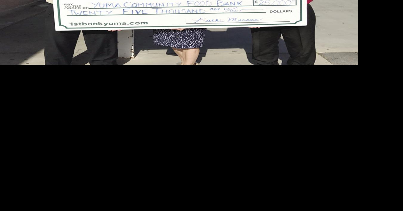 Photo 1st Bank Yuma makes annual donation Features