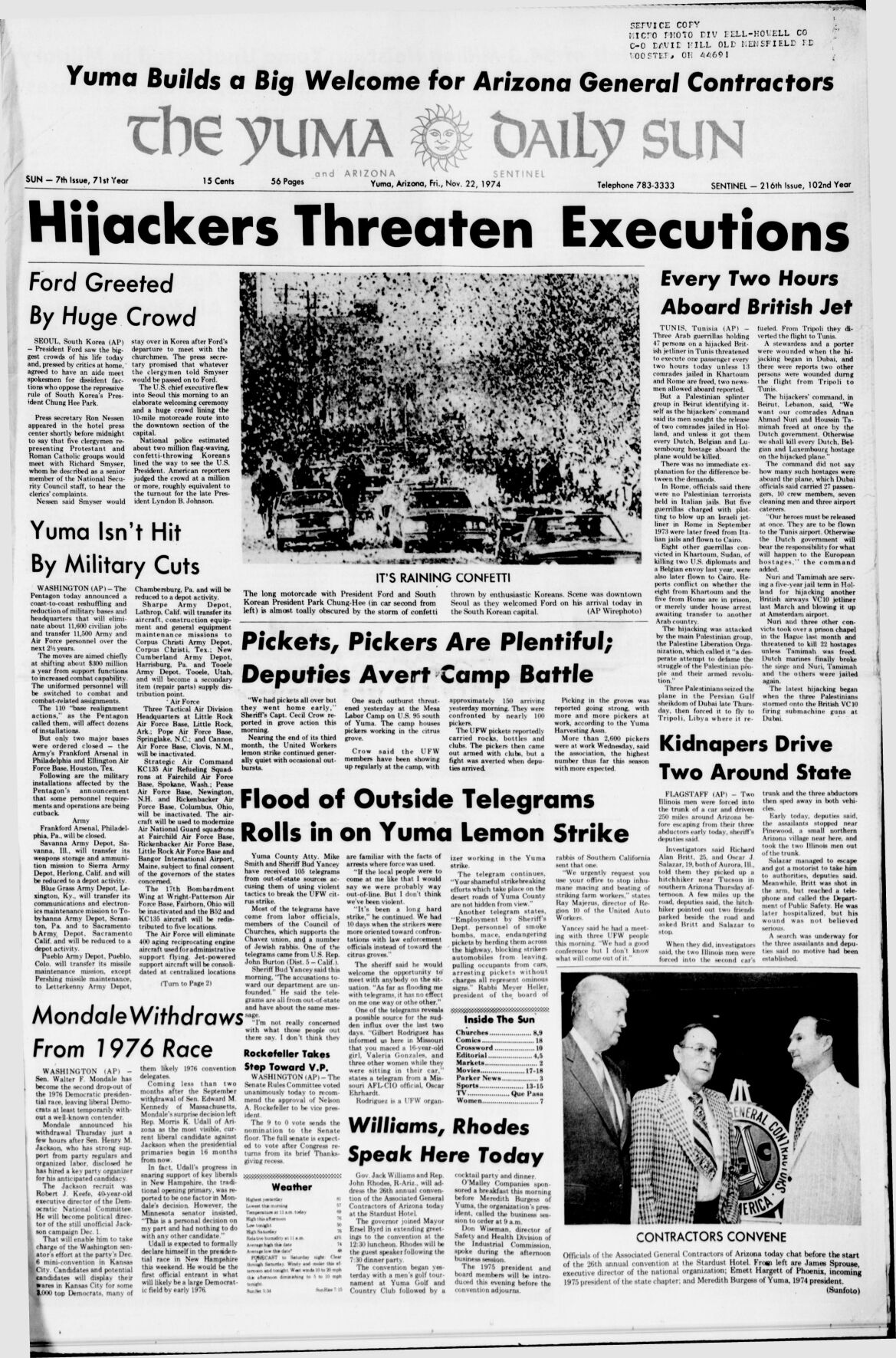 Pages From the Past | Features | yumasun.com