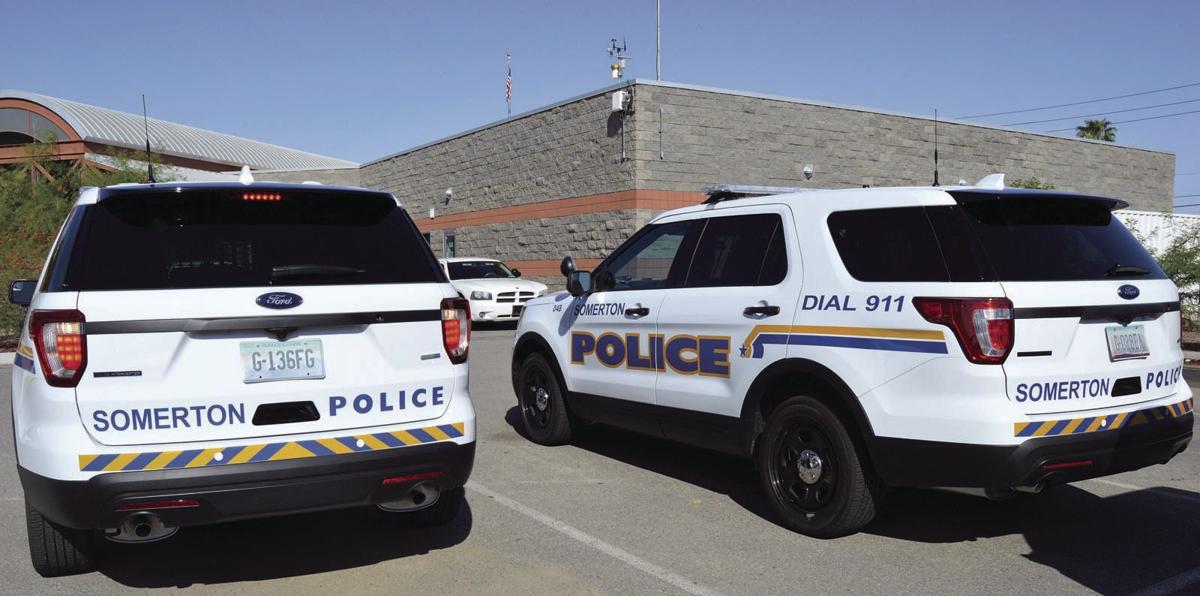 Somerton police vehicles