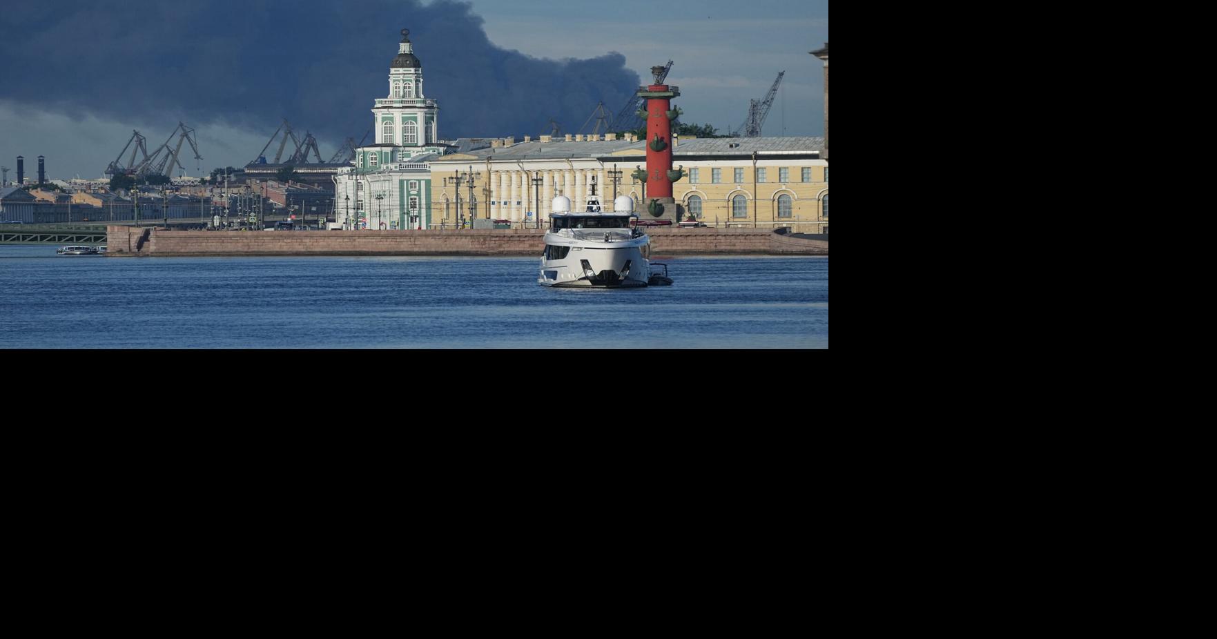 Ukrainian drones hit St. Petersburg oil terminal before city hosts Russian economic forum