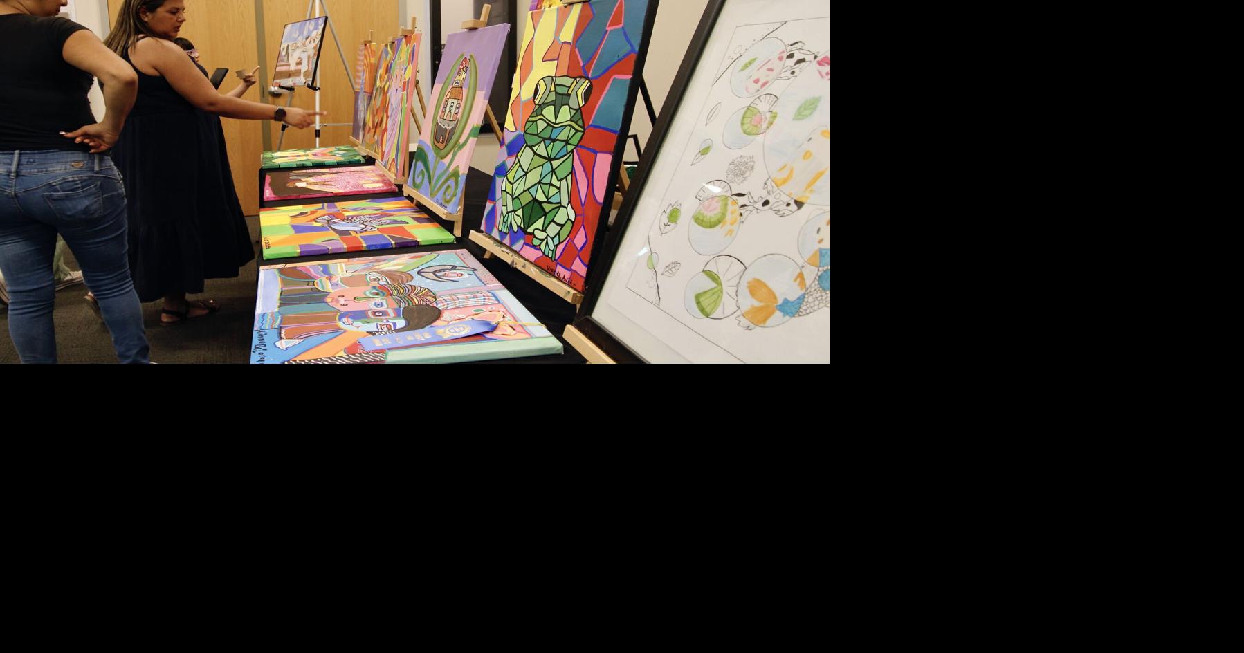 GESD students showcase talents in art, gardening