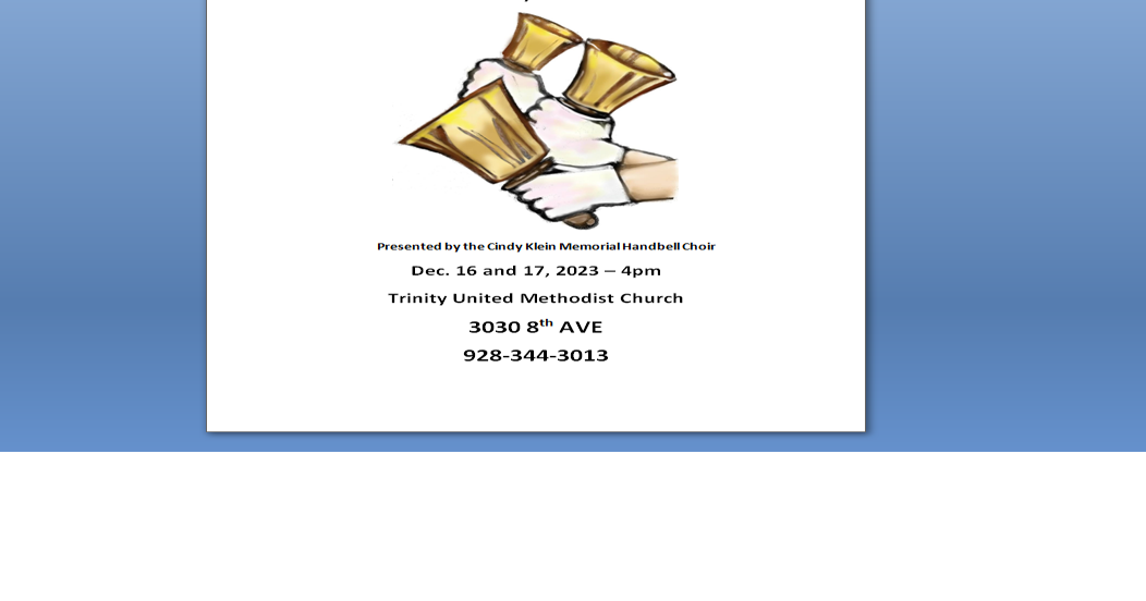 44th Annual Christmas Handbell Concert Calendar