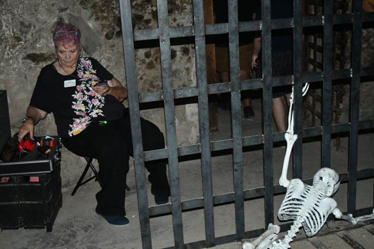 After dark at a haunted prison